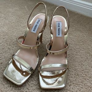 Gold Steve Madden shoes